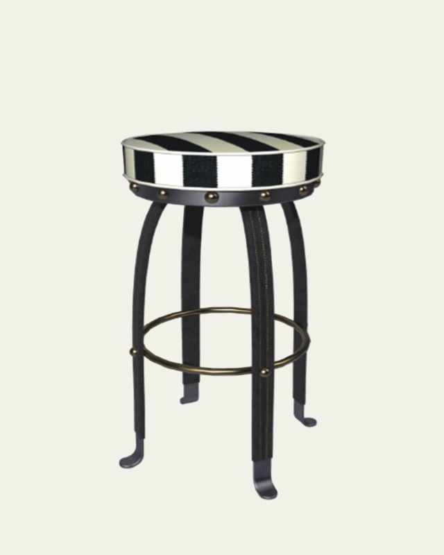 Flatiron Counter Stool, Black